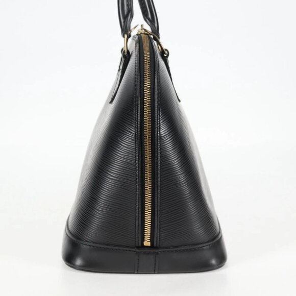 LOUIS VUITTON Epi Alma Hand Bag Black LV - Picture 4 of 14